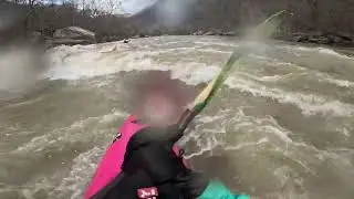 Kayaking the Lower New River (New River Gorge), WV.     Todo New pt. 2