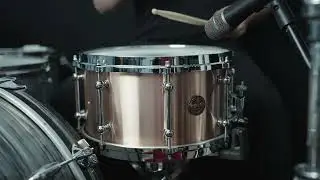 Cusworth 13x7 Sand Cast Bronze Snare Drum - Demo