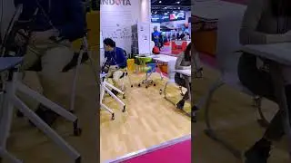 #education fair #school #furniture Splicing Tables at the Exhibition #classroom