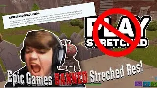 EPIC GAMES IS BANNING STRETCHED RES IN FORTNITE! / | Solo / Duo Arena New Update