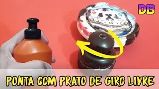 TUTORIAL/ COMO FAZER PONTA CASEIRA COM PRATO DE GIRO LIVRE