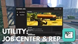 *FREE* FiveM Job Center & Reputation System Script | [BOII | ESX | QBCORE] | BOII Development
