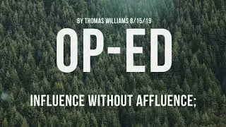 Influence without affluence;