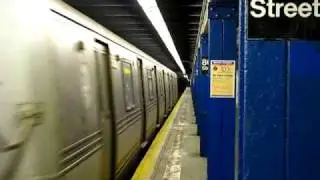 R44 A train leaving 86th Street