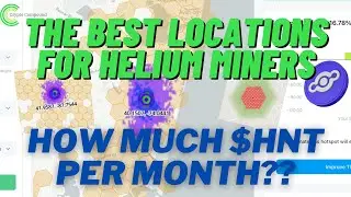 Best Cities To Mine Helium $HNT Right Now! Awesome Mining Returns In These Locations!