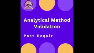 Method Validation requirements #methodvalidation #methoddevelopment #hplc #gc #chromatography