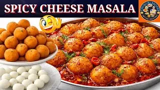 Chenna Masala Curry/Cheese Masala Gravy Curry/Spicy Cheese Masala Recipe