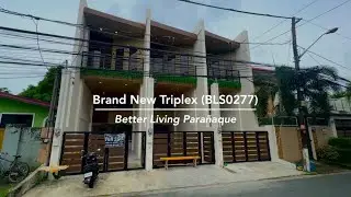 Brand New Triplex in Better Living Para&ntilde;aque MNL PH (BLS0277)