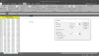 How to run Correlation & Regression Analysis using Microsoft Excel