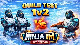 NINJA 1M LIVE STREAM GUILD TEST 🤯 | WITH NINJA YT AND CHOTA NINJA | LIVE STREAM IN YOUTUBE ||