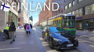 🇫🇮Finland : Downtown HELSINKI Cathedral Senate Square City Walk 2025
