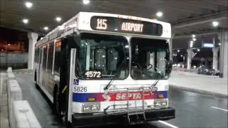 SEPTA Route 115: 2004 New Flyer D40LF #5826 Audio w/Start Up