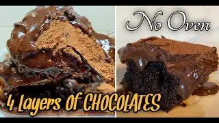 How to make CHOCOLATE DREAM CAKE | 4 Layers Of Chocolate Cake Recipe