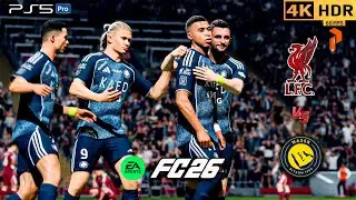 FC 26 PS5 4K HDR | Liverpool vs Al Nassr Dream Team ⚽🎮 #ronaldo #ps5 #messi #fc26 #football #4k