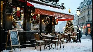 Nurturing Jazz Piano with Rain at Paris Caf&eacute; Window ☕ Caring Rainy Ambience for Self-compassion