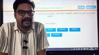 VLab 1: Verification and interpretation of truth table for AND, OR, NOT, NAND,NOR,Ex-OR,Ex-NOR gates