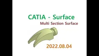 이학주-CATIA(카티아)-Surface Modeling-Multi Section-04