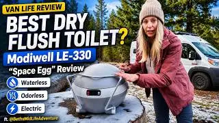 Best Dry Flush Toilet for Van Life? Modiwell LE-330 