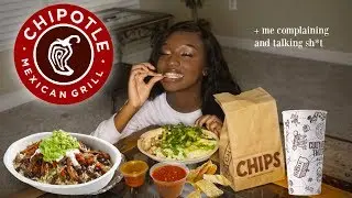 CHIPOTLE MUKBANG! EATING SHOW! youtube drama & nose jobs | Coco Chinelo