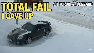 Can You Daily Drive a Porsche 911 Turbo in a Blizzard? * The Shortest Porsche 911 Commute in History