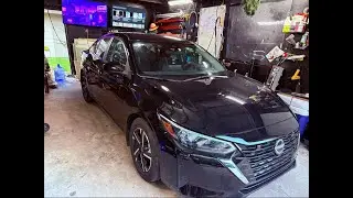 🥉3rd Car of the day Nissan Sentra [FULL TUTORIAL] #kirk #tool #wrap #tint