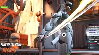 OW 2 - Necros Genji God - POTG! [ Overwatch 2 Beta ]