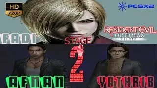 Resident Evil Outbreak: File #2 STAGE 2 Underbelly Multiplayer ONLINE Split Screen Hard Mode