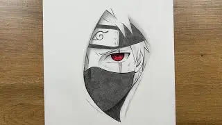 Draw Kakashi Hatake Easy | Anime Sketch Tutorial