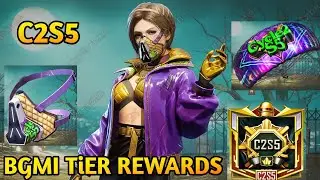 BGMI C2S5 TIER REWARDS || C2S5 OUTFIT | M24 DIAMOND TIER REWARDS || CYCLE 2 SEASON 5
