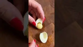 How to easily remove quail egg yolks