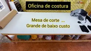 Mesa de cortar tecidos faça a sua