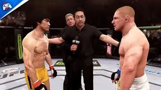 Bruce Lee vs Dennis Siver | EA Sports UFC Gameplay
