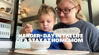 *REAL* DAY IN THE LIFE AS A STAY AT HOME MOM | HARD DAY, TODDLER UNDER 2