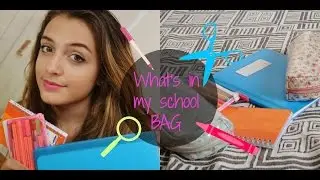 What's in my school bag :)