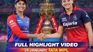 RCB vs DC Full Highlights | Delhi Dominate Bengaluru | WPL 2026 24 Jan 🔥