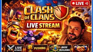 CLASH OF CLANS LIVE STREAM 🔴 || LIVE ATTACK #Coclive #Livestream #cocgame #worldsnogame