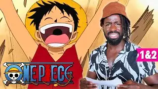 Live action fan watches *One Piece* Anime | ONE PIECE Anime | 1&2 | REACTION | Series Premiere