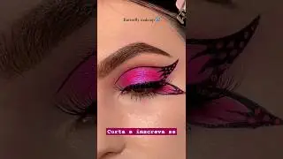 Olhos de borboleta 🦋 #make #maquiagem #makeup