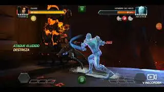 c&oacute;mo derrotar a Iceman con quake,, inmune a ola de fr&iacute;o sinergia Nick Fury y iron man,,..