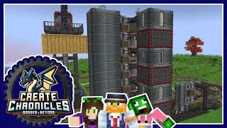 Create Chronicles #13.5 How to build the Create Distillation Tower and Making Plastic