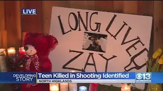 Vigil Held For Teen Killed On North Highlands Shooting