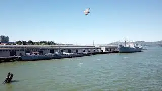 Pier 43 Ferry Arch - Drone footage