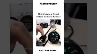 Thats how a Fuel Meter measures the reading if quantity in the fuel tank!.. | #facts #knowledge