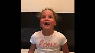 Children ear piercing with needle