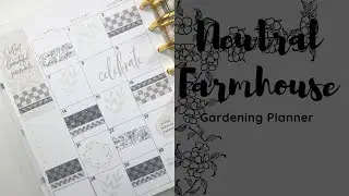 Neutral Farmhouse | November Monthly | Gardening Planner