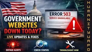 Government Websites Down Today? What’s Happening & How to Fix It Fast