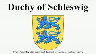 Duchy of Schleswig