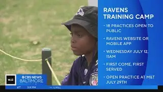 Ravens' training camp schedule includes 18 open practices, practice at M&T Bank Stadium