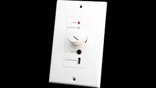 A-1464WP In-wall Configurable atpX Bluetooth5.0 Audio Amplifier wallplate