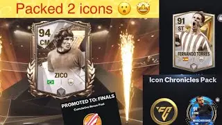 FC24 #193 Packed 2 icons 94 CM Zico & 91 ST Fernando Torres